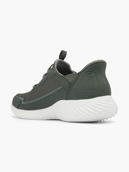 skechers hulvÁt swift fit slip-on trenér olivový deichmann