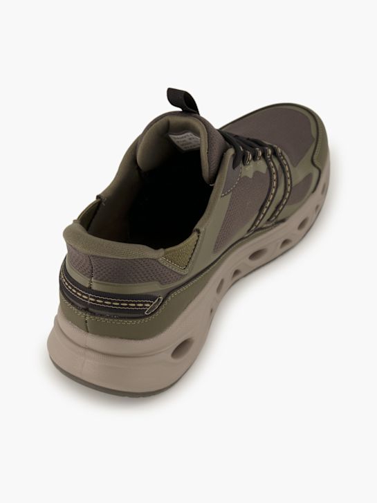skechers swift fit slip-on trenér olivový deichmann