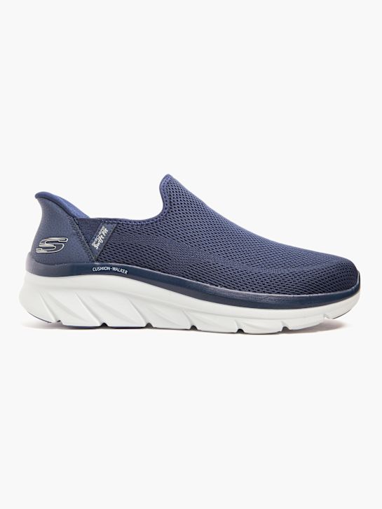 skechers polŠtÁŘ walker swift fit slip-on trenér modrá deichmann
