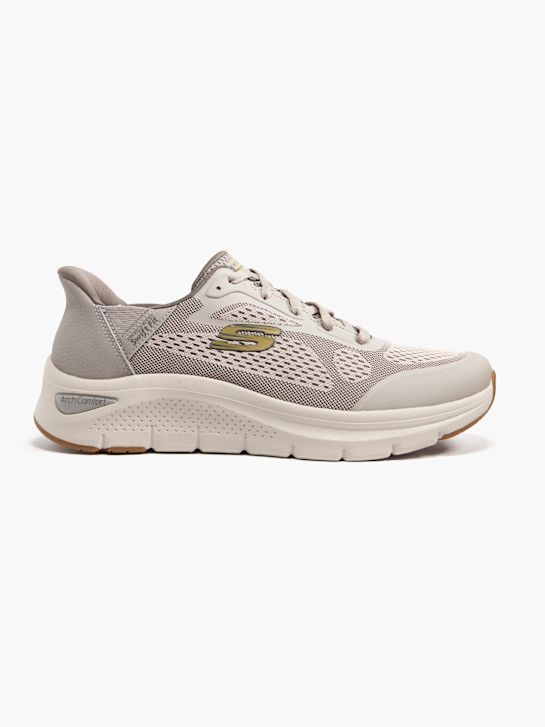 skechers arch pohodlÍ a rychlÉ uchycenÍ trenér taupe deichmann