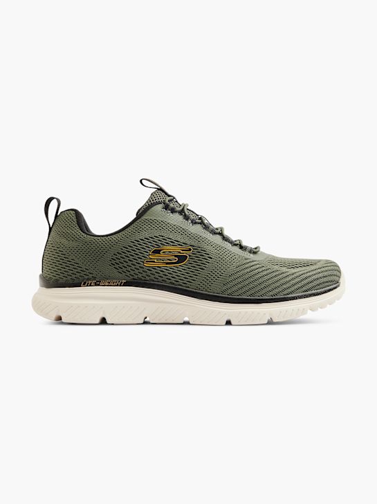skechers popÁleniny 2.0 slip-on trenér khaki deichmann