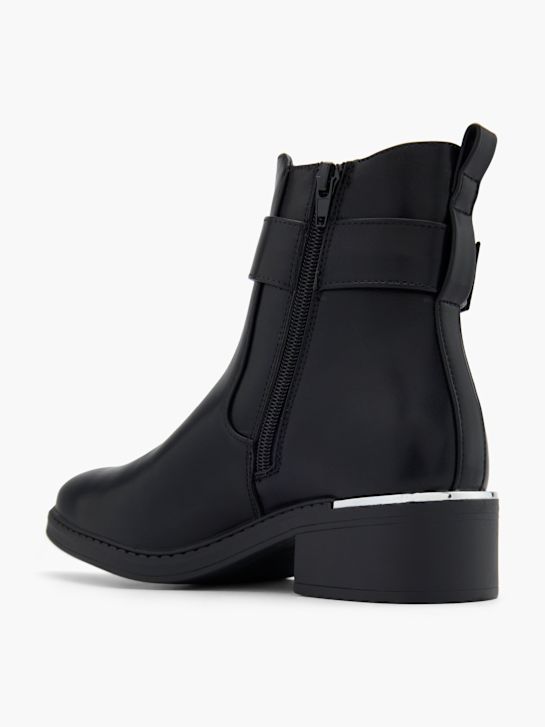 graceland podpatky chelsea boot Černá deichmann