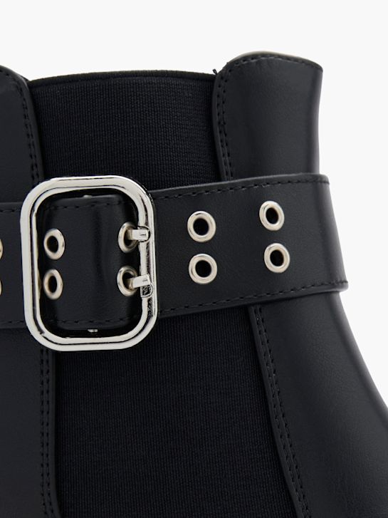 graceland podpatky chelsea boot Černá deichmann