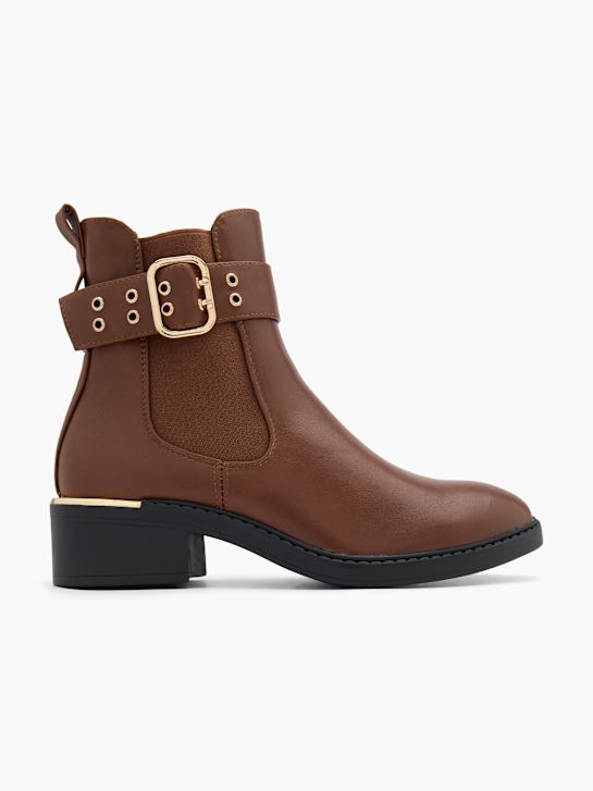 graceland podpatky chelsea boot beige deichmann