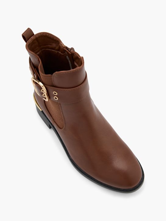 graceland podpatky chelsea boot beige deichmann