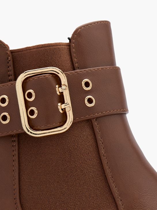 graceland podpatky chelsea boot beige deichmann