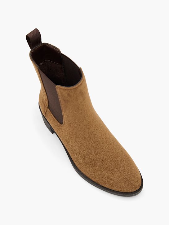 graceland podpatky chelsea boot hnědá deichmann
