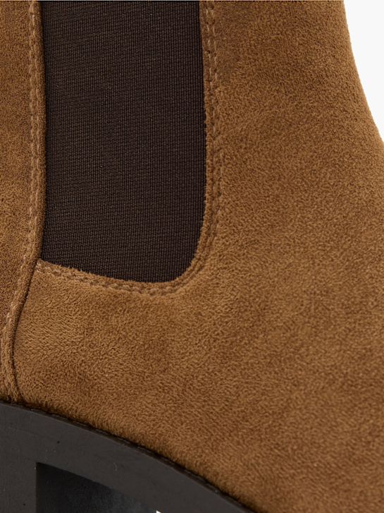 graceland podpatky chelsea boot hnědá deichmann
