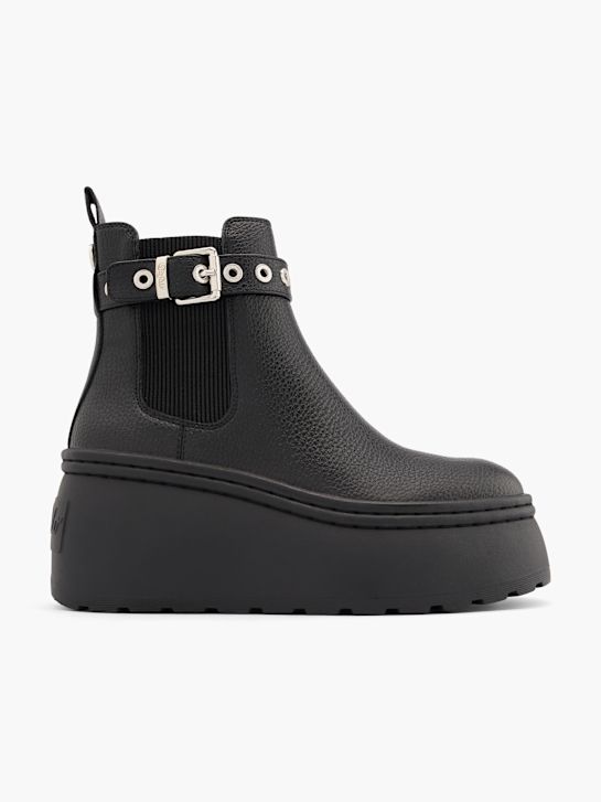 buffalo podpatky chelsea boot Černá deichmann