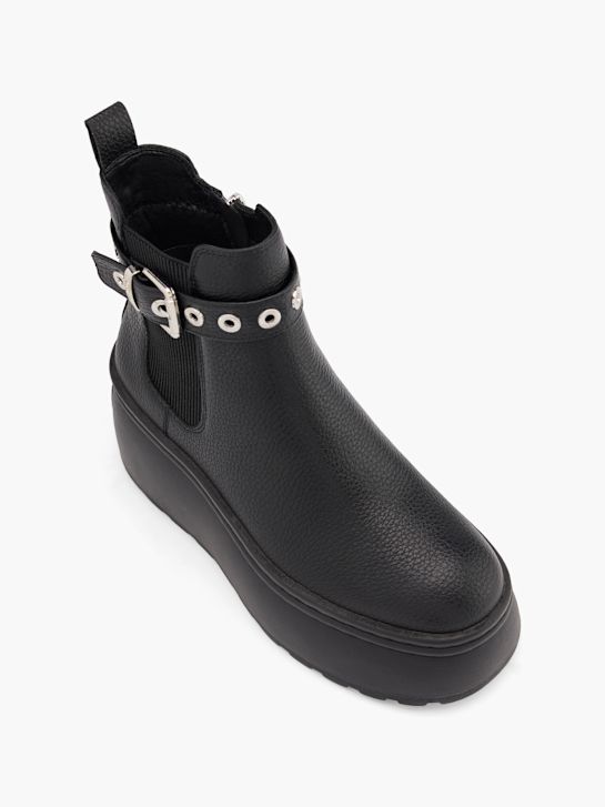 buffalo podpatky chelsea boot Černá deichmann