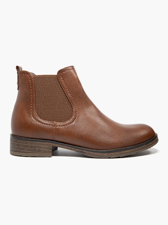 graceland chelsea boot hnědá deichmann