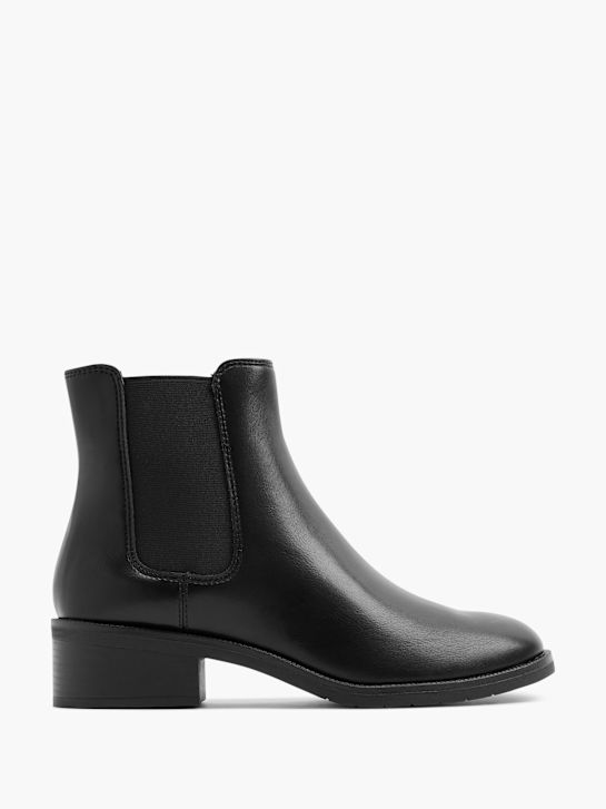 graceland podpatky chelsea boot Černá deichmann