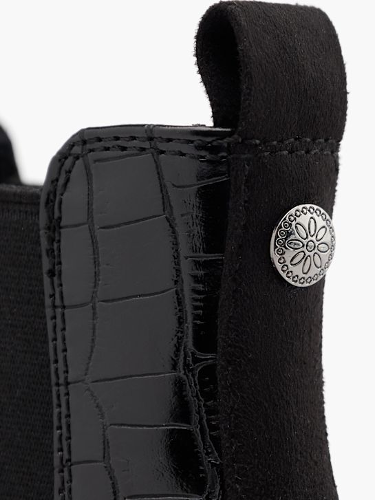 graceland podpatky chelsea boot Černá deichmann