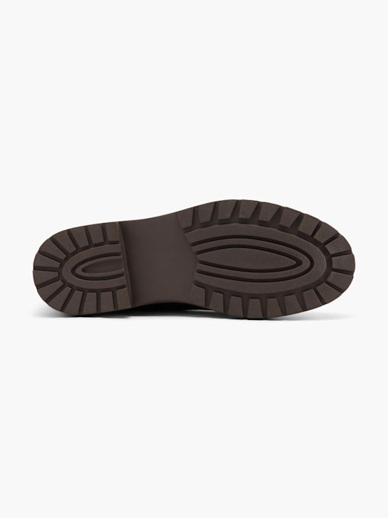 graceland podpatky chelsea boot hnědá deichmann
