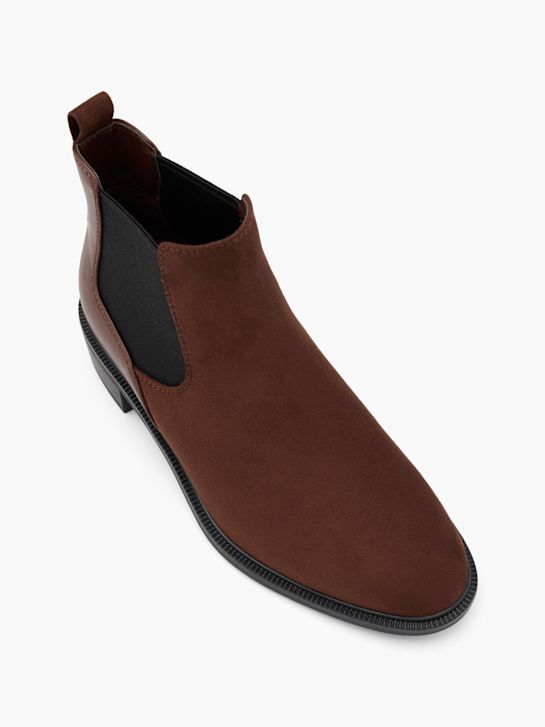 graceland podpatky chelsea boot hnědá deichmann