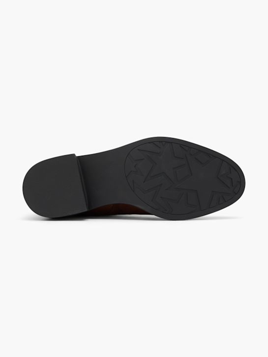 graceland podpatky chelsea boot hnědá deichmann
