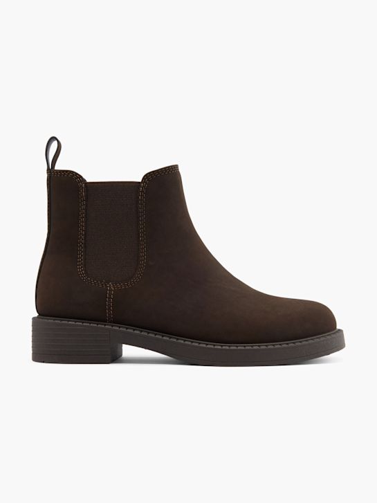 graceland podpatky chelsea boot hnědá deichmann