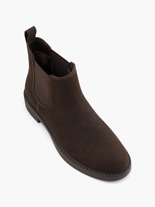graceland podpatky chelsea boot hnědá deichmann