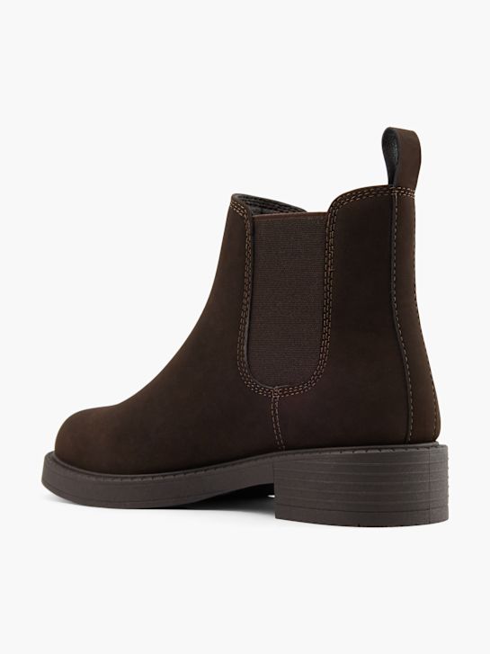 graceland podpatky chelsea boot hnědá deichmann