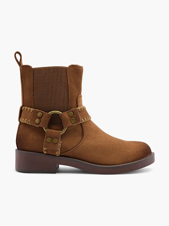 molo podpatky chelsea boot beige deichmann