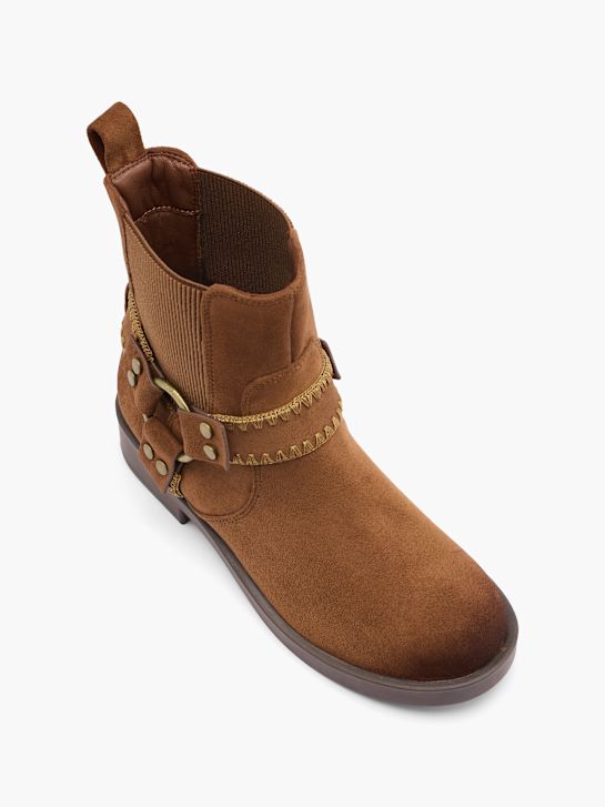 molo podpatky chelsea boot beige deichmann
