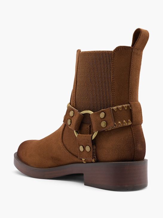 molo podpatky chelsea boot beige deichmann