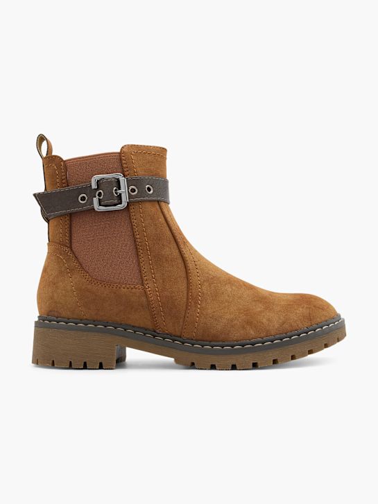 graceland chelsea boot hnědá deichmann