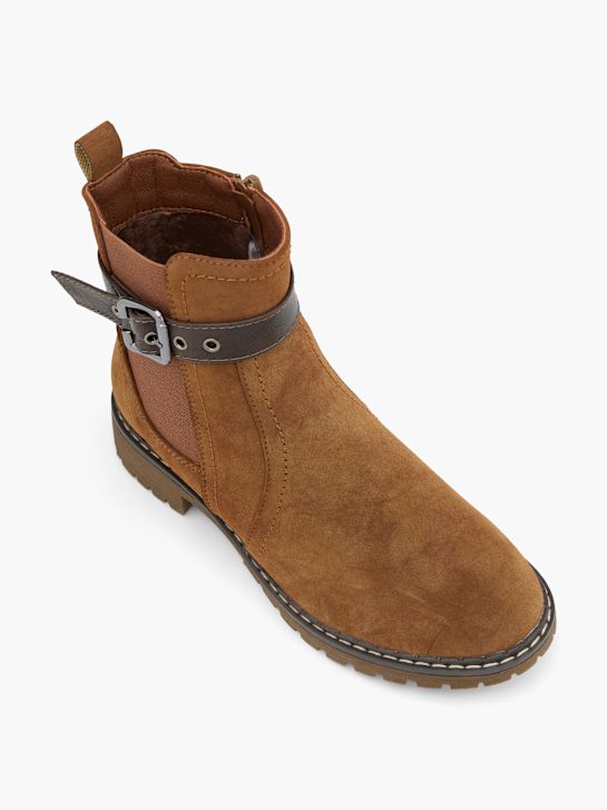 graceland chelsea boot hnědá deichmann