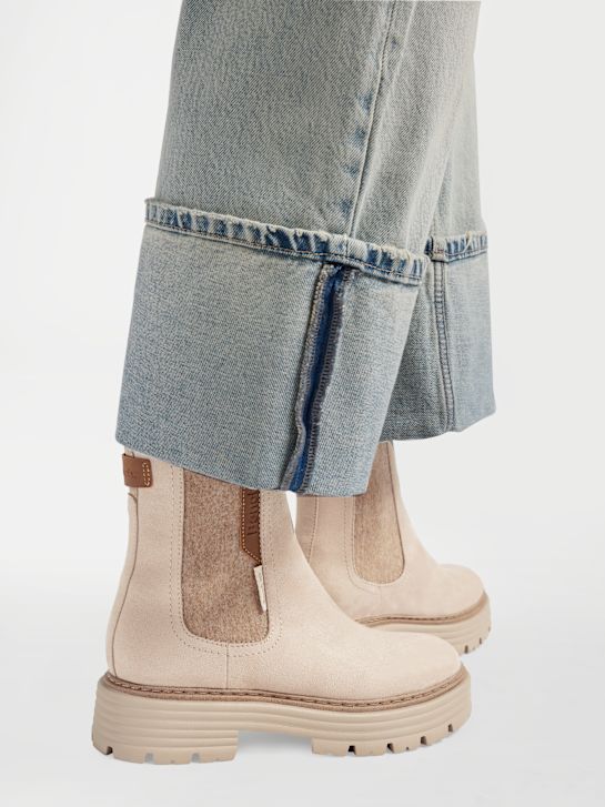 lavička chelsea boot beige deichmann
