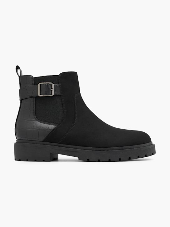 graceland podpatky chelsea boot Černá deichmann