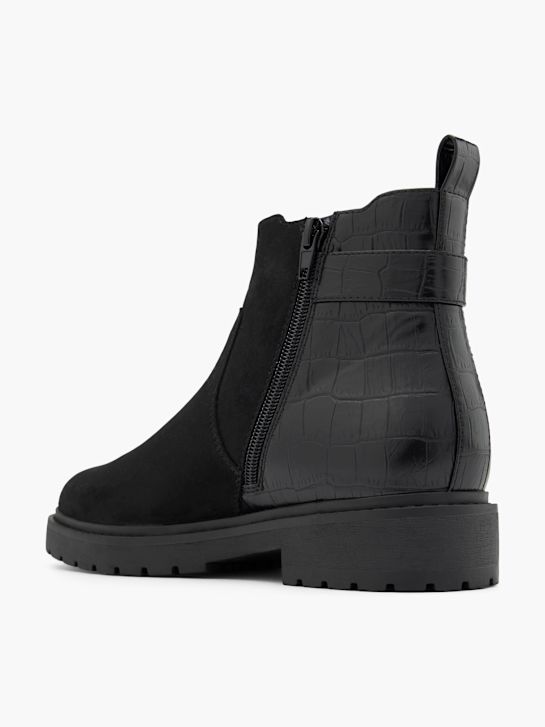 graceland podpatky chelsea boot Černá deichmann