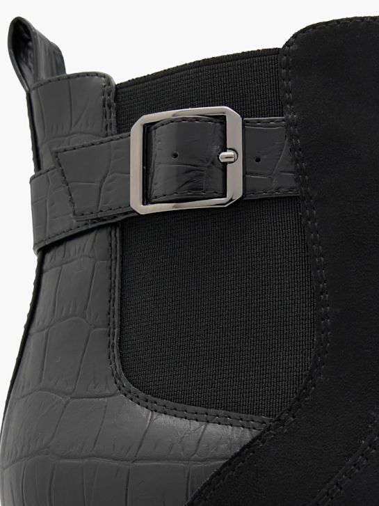 graceland podpatky chelsea boot Černá deichmann