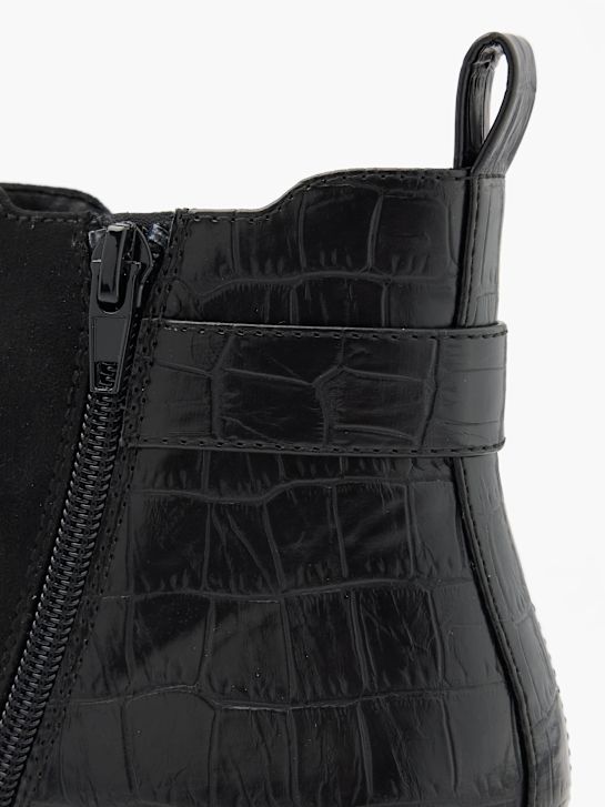 graceland podpatky chelsea boot Černá deichmann