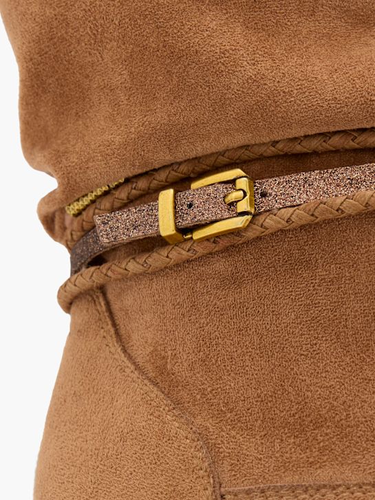 graceland klasický kotník boot hnědá deichmann