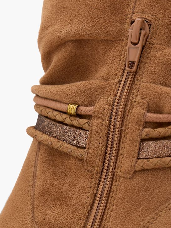 graceland klasický kotník boot hnědá deichmann