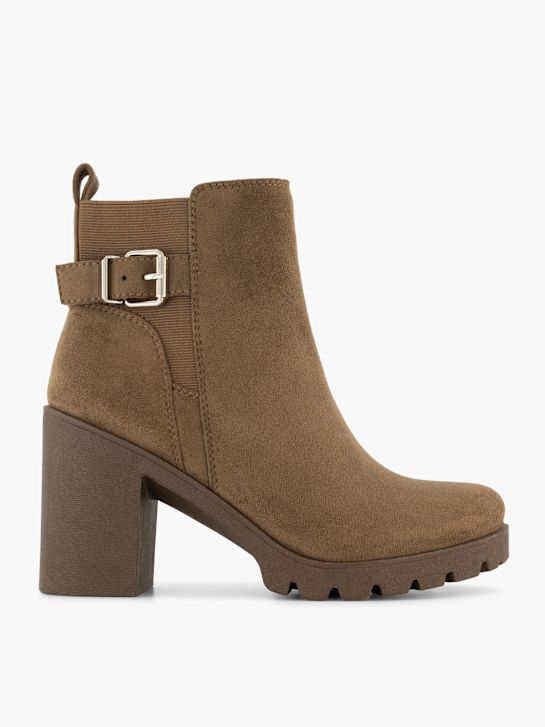 graceland klasický kotník boot hnědá deichmann