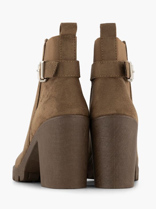 graceland klasický kotník boot hnědá deichmann