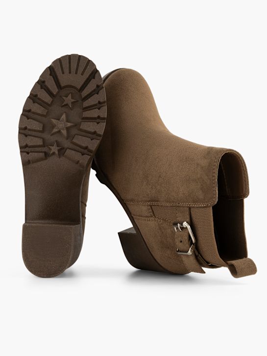 graceland klasický kotník boot hnědá deichmann