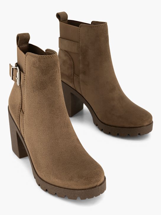 graceland klasický kotník boot hnědá deichmann
