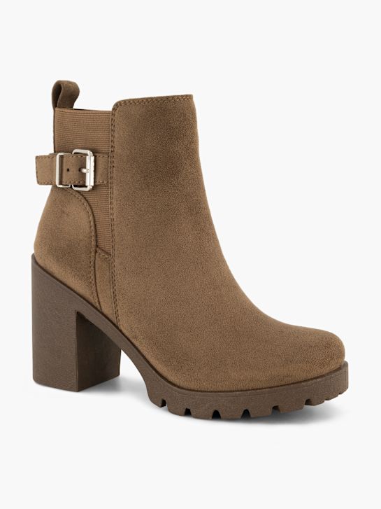 graceland klasický kotník boot hnědá deichmann