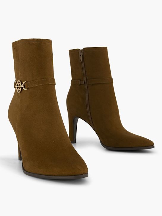esprit klasický kotník boot koňak deichmann