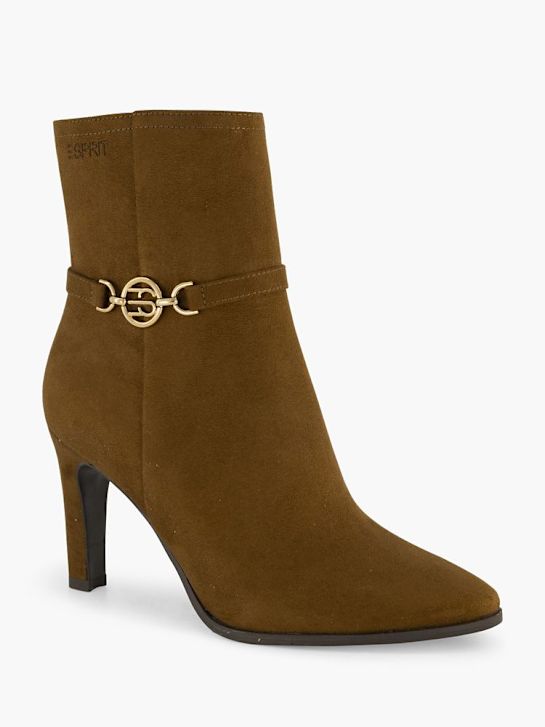 esprit klasický kotník boot koňak deichmann