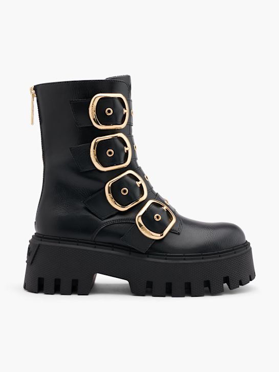 buffalo biker boot Černá deichmann