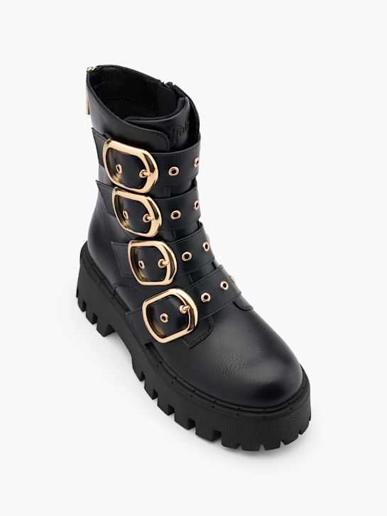 buffalo biker boot Černá deichmann