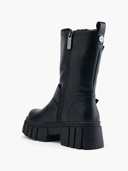 buffalo biker boot Černá deichmann
