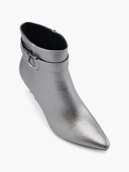 molo klasický kotník boot stříbrná deichmann