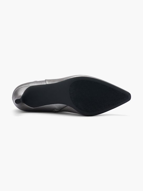 molo klasický kotník boot stříbrná deichmann