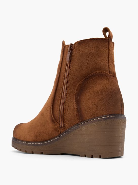 graceland klasický kotník boot hnědá deichmann