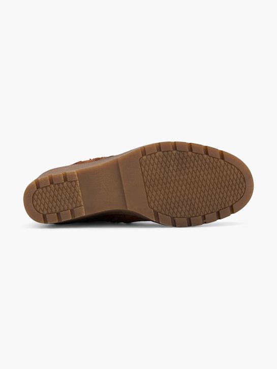 graceland klasický kotník boot hnědá deichmann