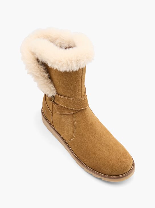 hush puppies kolena vysoké boot beige deichmann